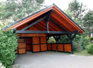 Carport Spitzdach Schuppen04